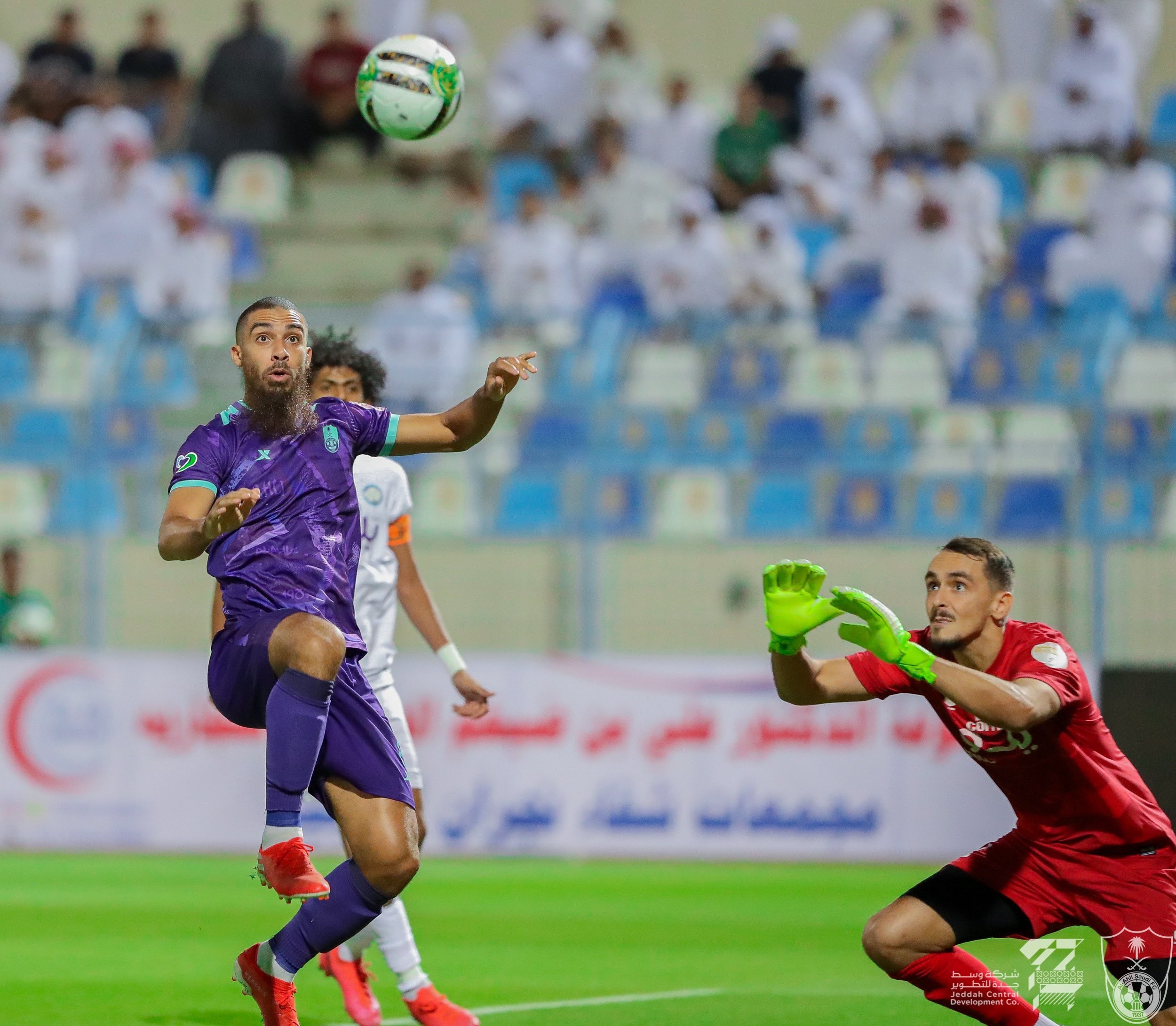 نتيجة مباراة الأخدود والأهلي السعودي في دوري يلو