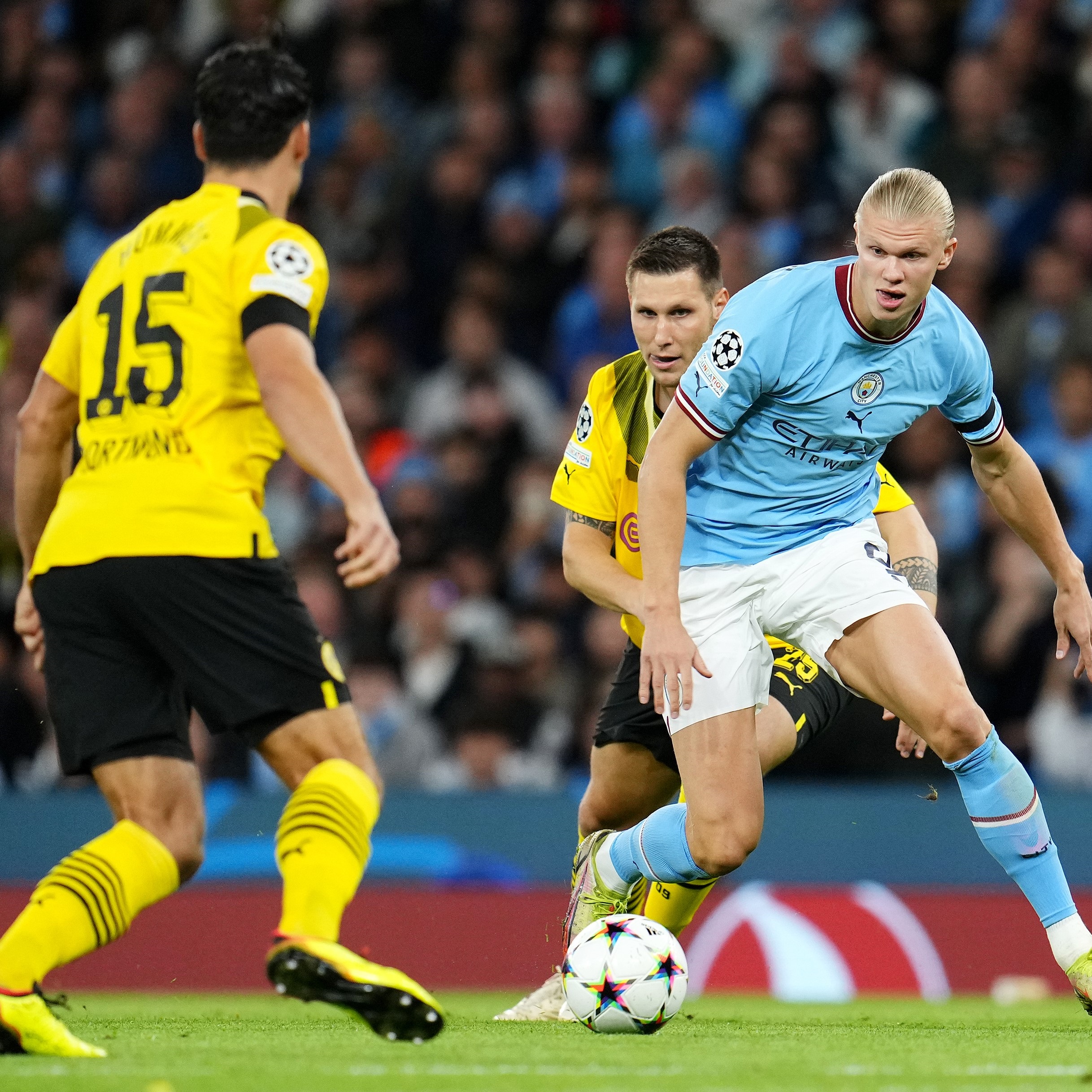 The result of the match between Manchester City and Borussia Dortmund in the Champions League