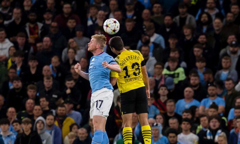 نتيجة مباراة مانشستر سيتي وبوروسيا دورتموند في دوري أبطال أوروبا