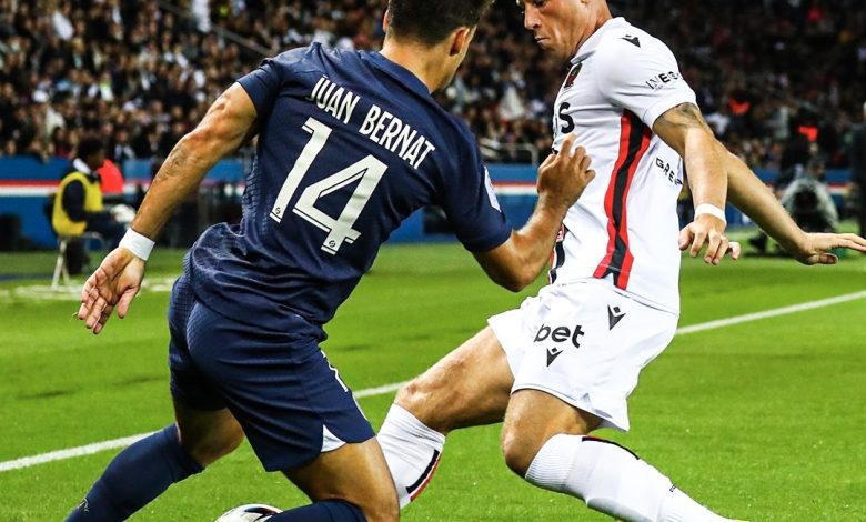 نتيجة مباراة باريس سان جيرمان ونيس في الدوري الفرنسي