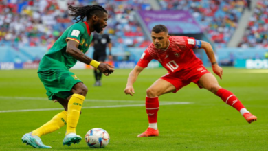 ترتيب مجموعة سويسرا بعد الفوز على الكاميرون في كأس العالم قطر 2022