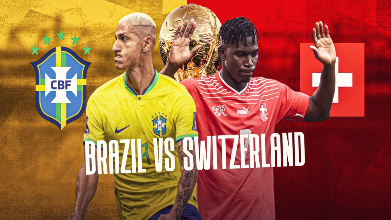 بث مباشر مشاهدة مباراة البرازيل وسويسرا في كأس العالم 2022 بجودة عالية دون تقطيع