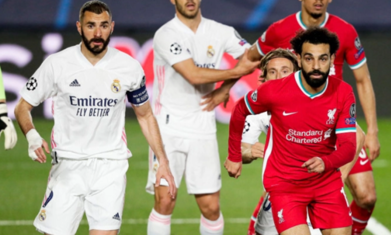 مباراة ليفربول وريال مدريد