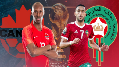 القنوات المفتوحة الناقلة لمباراة المغرب وكندا في كأس العالم 2022