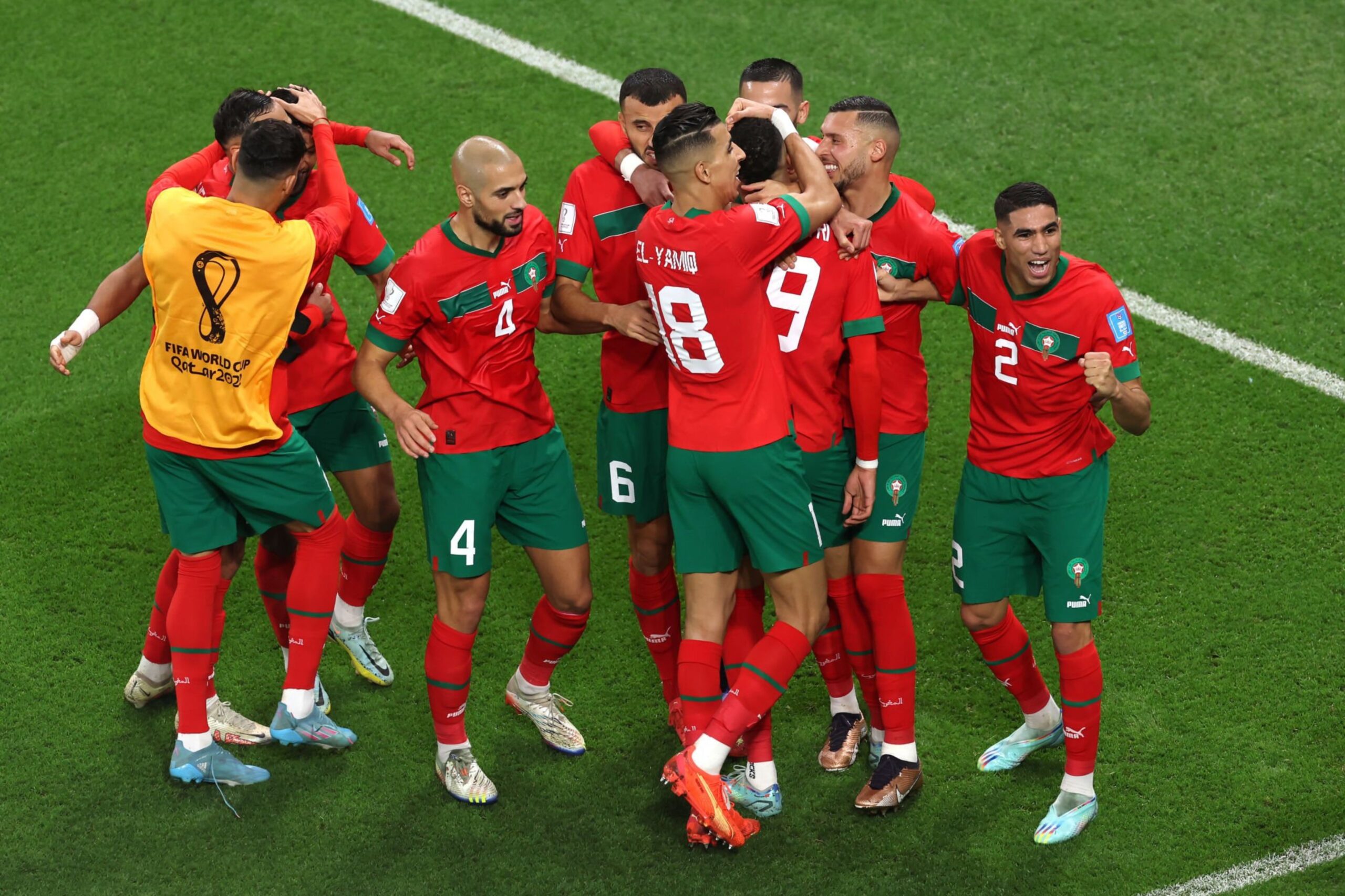 قناة ناقلة مفتوحة لمباراة المغرب وفرنسا في كأس العالم 