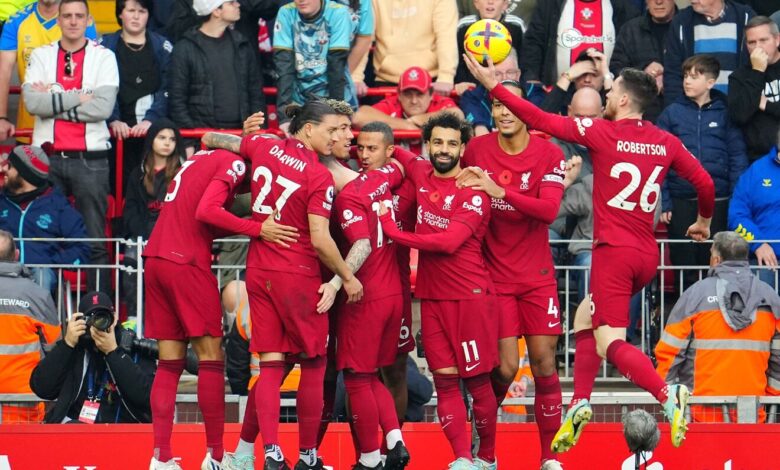 جدول مباريات ليفربول