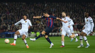 برشلونة ضد مانشستر يونايتد