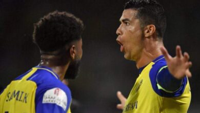 رونالدو يقود هجوم النصر أمام ضمك بـ دوري روشن السعودي