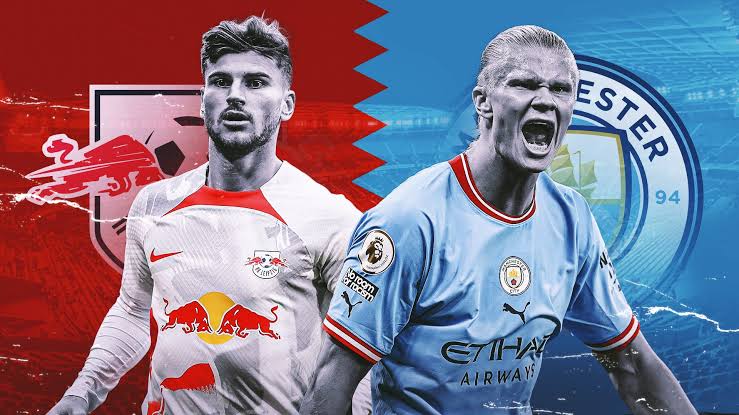 What did Manchester City and Leipzig do in the Champions League group stage?