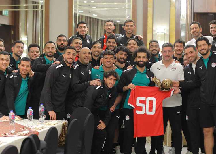 Egypt team honors Mohamed Salah