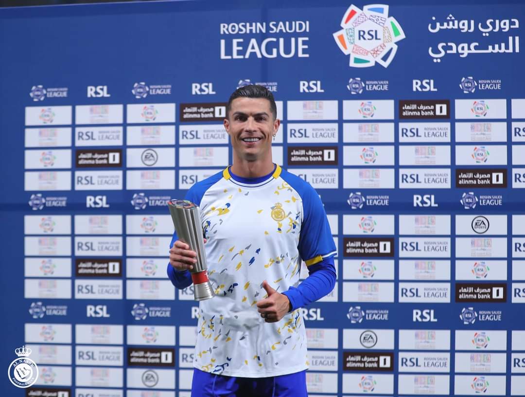 Ronaldo's first comment after receiving Saudi Arabia's win of the month