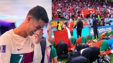 لاعب منتخب المغرب: أفضل رؤية كريستيانو رونالدو يبكي!