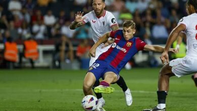 تشافي يُفاجئ راموس بعد هدفه لـ برشلونة