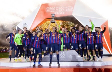 تتويج برشلونة بكأس السوبر الإسباني