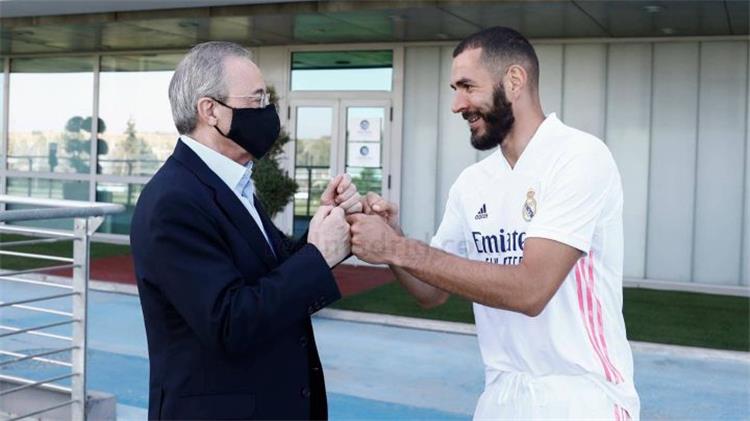 فلورنتينو بيريز وكريم بنزيما