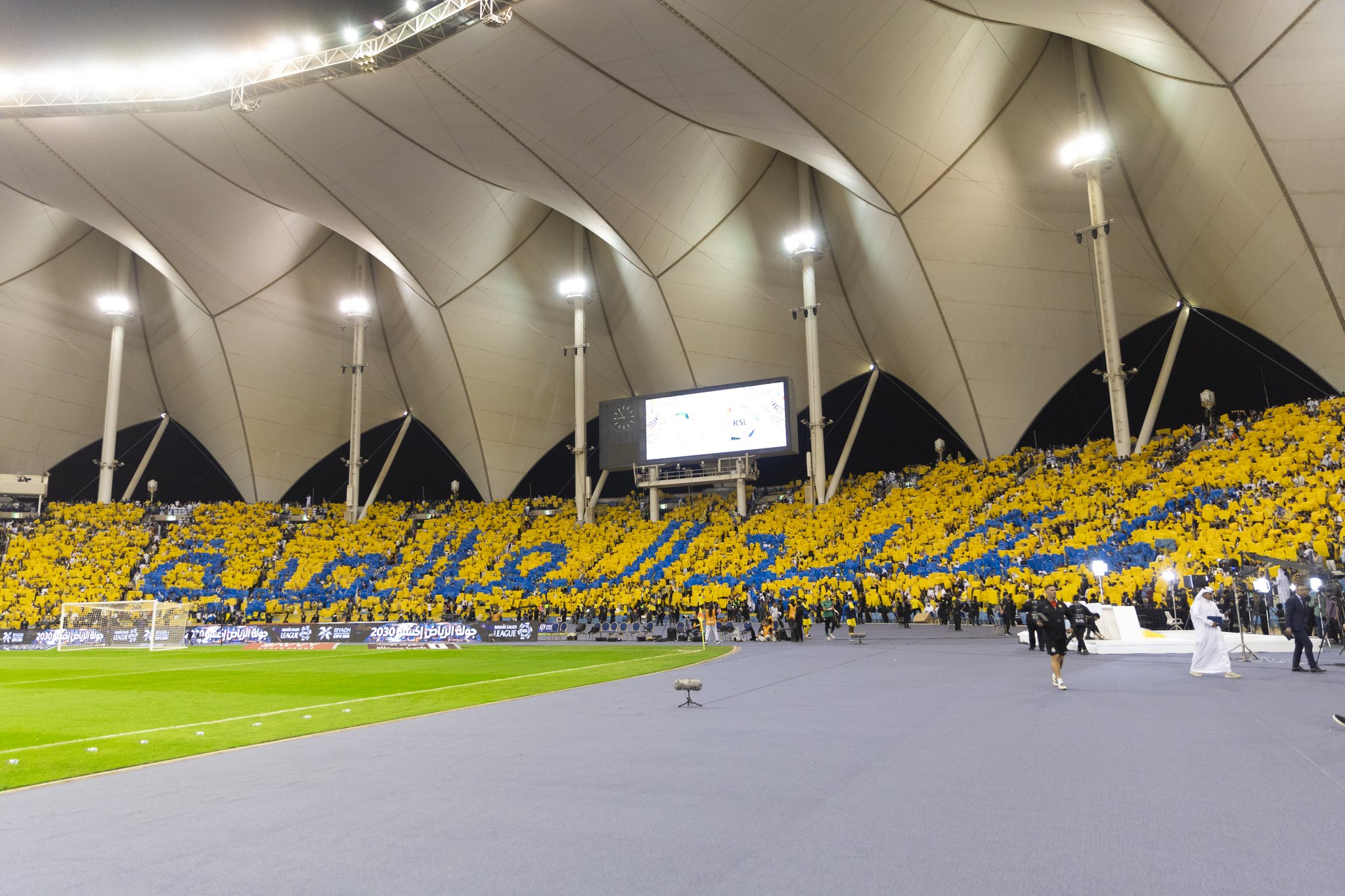 تيفو النصر في ديربي الرياض