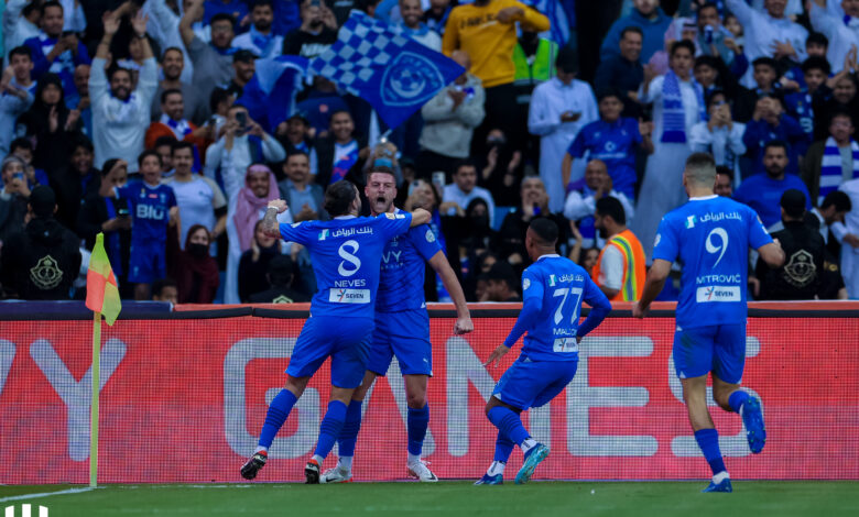 بث مباشر مباراة الهلال ضد الاتفاق