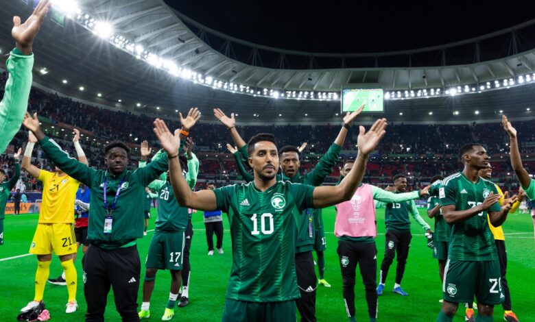 بث مباشر مشاهدة مباراة منتخب السعودية اليوم ضد عمان في كأس العرب