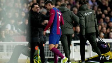 إصابة فيران توريس مع برشلونة