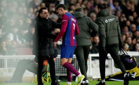 إصابة فيران توريس مع برشلونة