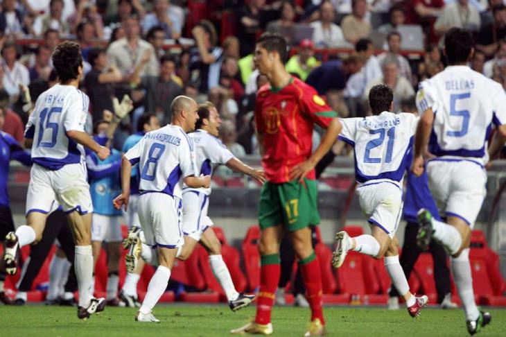كريستيانو رونالدو - منتخب البرتغال - اليونان - تاريخ كأس أمم أوروبا 2004