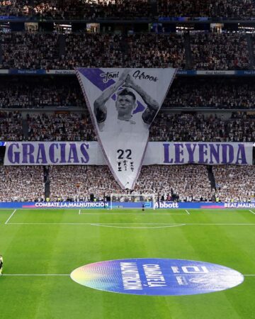 جماهير ريال مدريد تودع توني كروس