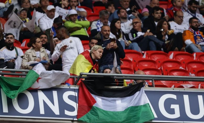 فلسطين - ريال مدريد - بوروسيا دورتموند - دوري أبطال أوروبا