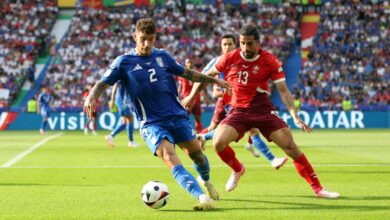 نتيجة مباراة إيطاليا ضد سويسرا