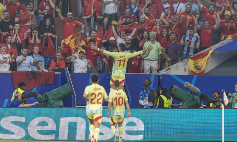 إسبانيا ضد ألبانيا في يورو 2024