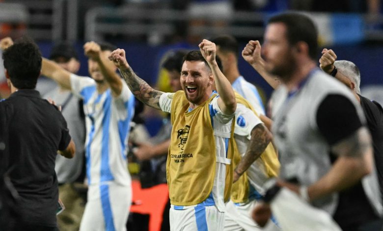 منتخب الأرجنتين - ليونيل ميسي - كوبا أمريكا 2024 برشلونة