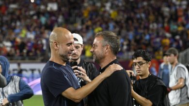 هانز فليك - بيب جوارديولا - برشلونة - مانشستر سيتي