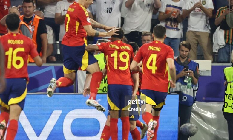 فرنسا - إسبانيا - يورو 2024