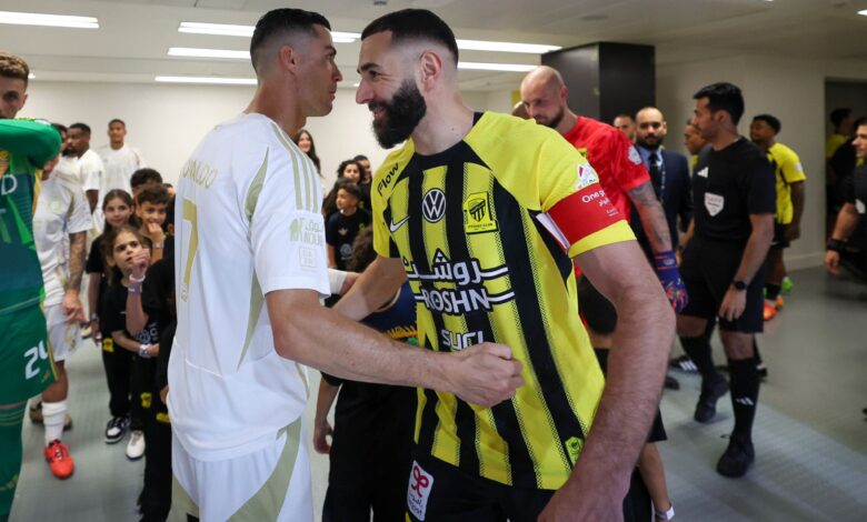كريم بنزيما - النصر - الانحاد - كريستيانو رونالدو