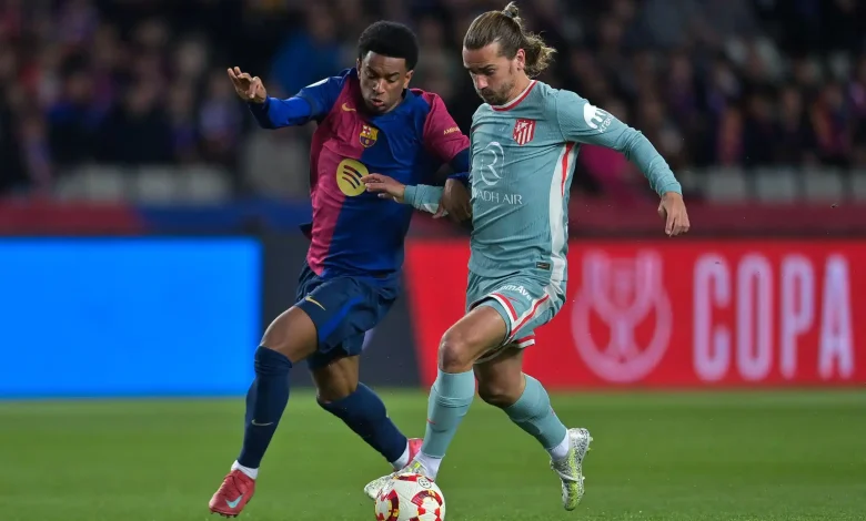 برشلونة ضد أتلتيكو مدريد