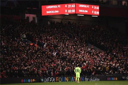 برشلونة ضد ليفربول 