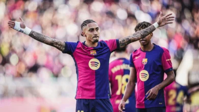 ملخص وأهداف مباراة برشلونة ضد كومو الودية.. فيديو