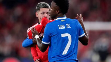 ما هي عقوبة لاعب بنفيكا بعد تنمره على فينيسيوس؟