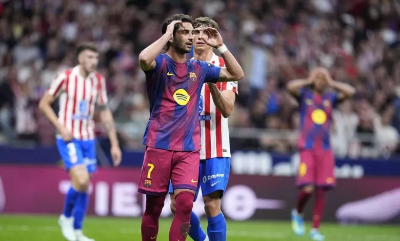 فيران توريس يحقق 200 مباراة مع برشلونة في لحظة صعبة