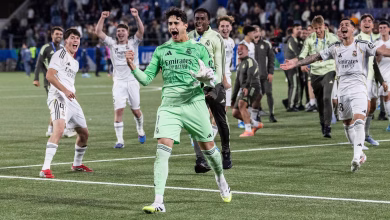 خافي نافارو يُبهر ريال مدريد ويتلقى تهنئة خاصة من كورتوا