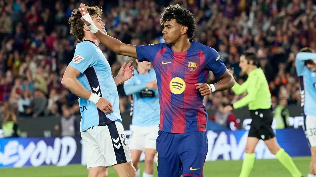 إصابة لامين يامال تُحزن برشلونة وتغيبه عن باقي الموسم