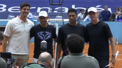 نادال وبيلينجهام وكورتوا يُدشّنون الملعب المؤقت في البرنابيو