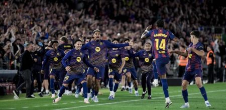 برشلونة يسعى لتحقيق 100 نقطة و100 هدف بعد حسم الدوري