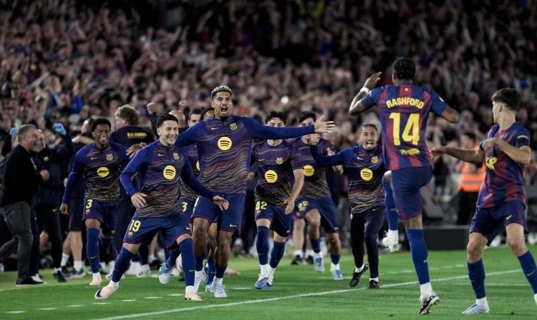 برشلونة يسعى لتحقيق 100 نقطة و100 هدف بعد حسم الدوري