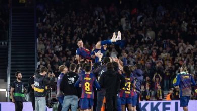 ليفاندوفسكي يُؤكد للاعبي برشلونة: أنتم مستعدون للفوز بدوري الأبطال