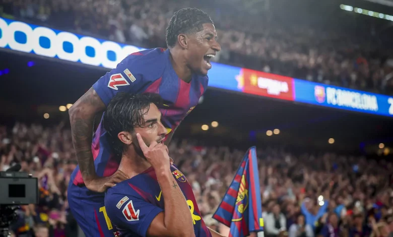راشفورد يتجاهل مانشستر يونايتد ويشكر برشلونة وأستون فيلا
