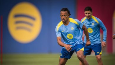 كوندي يعاني من مشاكل ويغيب عن التدريبات قبل مواجهة فالنسيا