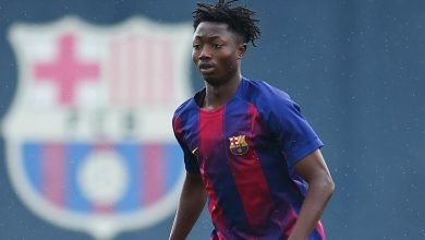 برشلونة يُراهن على حفيظ غاريبا كموهبة واعدة في الدفاع