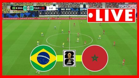 البث المباشر لمباراة المغرب ضد البرازيل