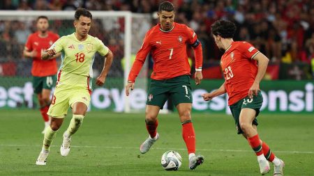 رابط البث المباشر لمباراة إسبانيا اليوم ضد البرتغال في دور الـ16 من كأس العالم 2026