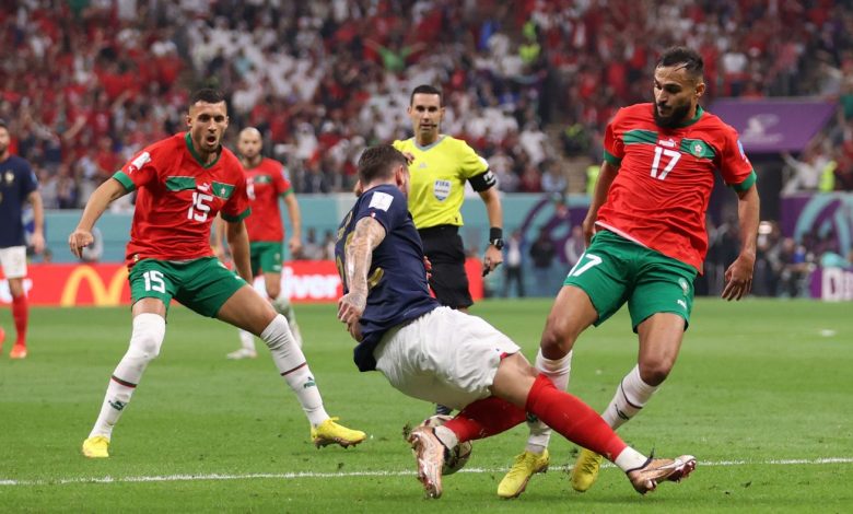 منتخب المغرب- منتخب فرنسا